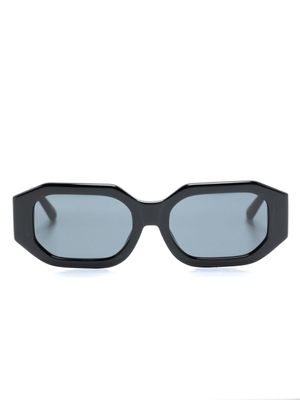 Linda Farrow x The Attico lunettes de soleil rectangulaires Blake - Noir