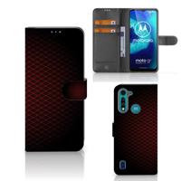 Motorola G8 Power Lite | Telefoon Hoesje | Geruit Rood