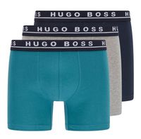 Hugo Boss Boxershorts 3-pack- blauw-grijs
