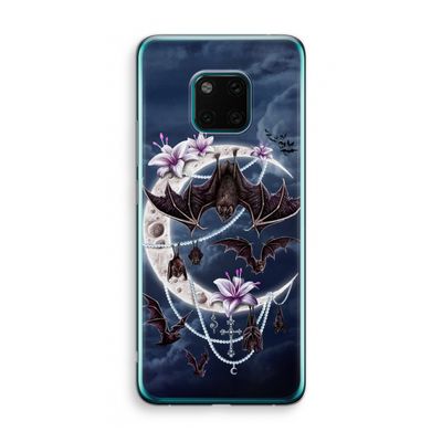 Vleermuizen Maan: Huawei Mate 20 Pro Transparant Hoesje
