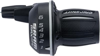 SRAM twist grip shift. mrx comp 6-sp 50mm