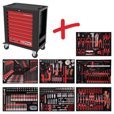 KS Tools 8157397 Werkplaatswagen Kleur (specifiek): Zwart, Rood