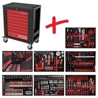 KS Tools 8157397 Werkplaatswagen Kleur (specifiek): Zwart, Rood