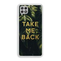 Take me back: Samsung Galaxy A22 4G Transparant Hoesje