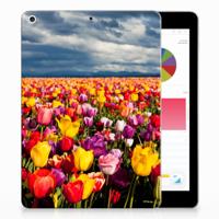 Apple iPad 9.7 2018 | 2017 | Siliconen hoesje | Tulpen