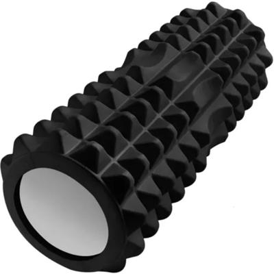 Yoga roller - massage roller - zwart - foam - 33 x 12 cm - fitness roller Yoga roller - massage roller - zwart - foam - 33 x 12 cm - fitness roller