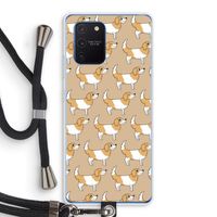 Doggy: Samsung Galaxy Note 10 Lite Transparant Hoesje met koord