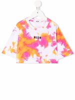 MSGM Kids t-shirt à logo - Blanc