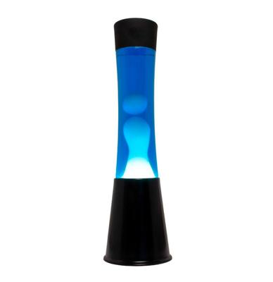 Fisura Lava Lamp - Cyan & Zwart