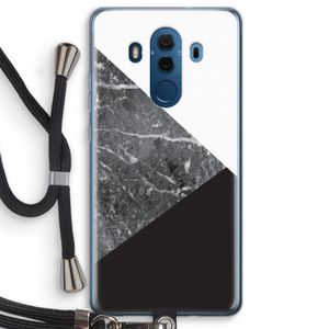 Combinatie marmer: Huawei Mate 10 Pro Transparant Hoesje met koord