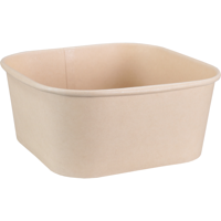 Bak | Bamboepapier + PE | saladebak | naturel | 150 stuks