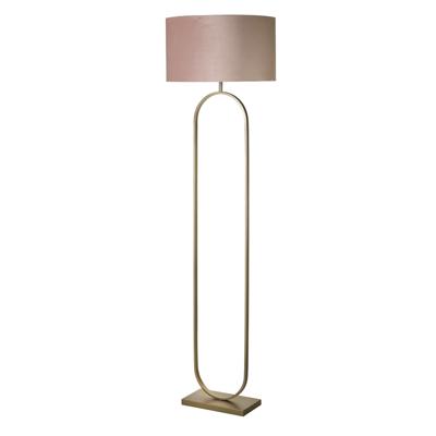 Searchlight VloerlampModish brons met roze kap - EU95102PI