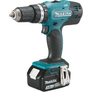 Makita DHP453SFE 18 V Li-ion klopboormachine in koffer | 2x 3.0Ah accu's