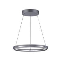 Paul Neuhaus Strakke hanglampPure E-Loop grijs Ø 70cm - 2551-15