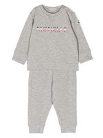 Moncler Enfant logo-print stretch-cotton tracksuit - Gris - thumbnail