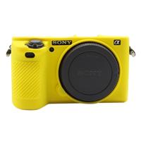 PULUZ siliconen beschermhoes voor Sony ILCE-6500(Yellow)