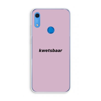 kwetsbaar: Huawei Y6s Transparant Hoesje