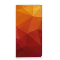 Stand Case voor Samsung Galaxy S24 Polygon Red