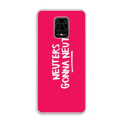 Neuters (roze): Xiaomi Redmi Note 10 Lite Transparant Hoesje