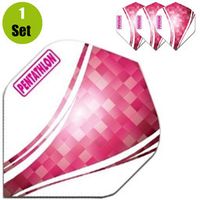 Pentathlon Vizion Swirl Dartflights - Roze - thumbnail