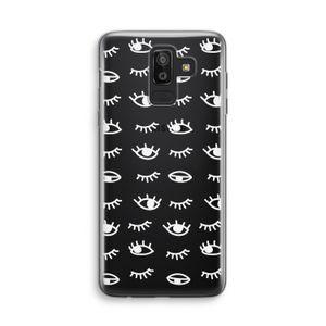 Eye pattern #3: Samsung Galaxy J8 (2018) Transparant Hoesje