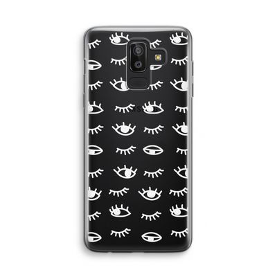 Eye pattern #3: Samsung Galaxy J8 (2018) Transparant Hoesje