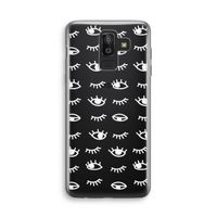 Eye pattern #3: Samsung Galaxy J8 (2018) Transparant Hoesje