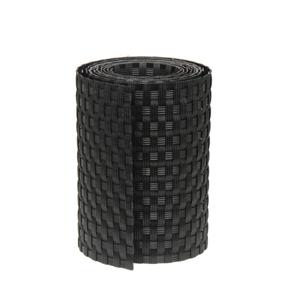 6 stuks! Privacystrook wicker zwart - Effenso