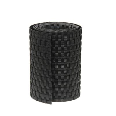 6 stuks! Privacystrook wicker zwart - Effenso