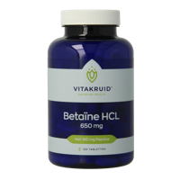 Betaine HCL 650mg & pepsine 160mg 120 Tabletten
