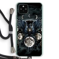 Sinister Wings: Pixel 5a 5G Transparant Hoesje met koord