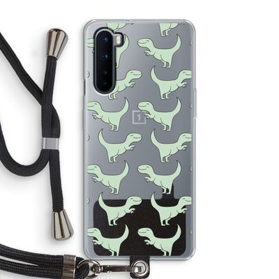 Dinos: OnePlus Nord Transparant Hoesje met koord