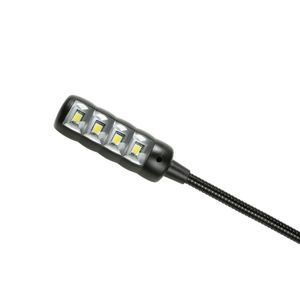 Adam Hall XLR4A Ultra COB LED zwanenhalslampje met haakse XLR