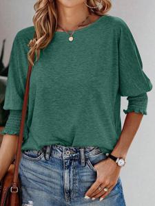 Loose Casual Crew Neck Shirt