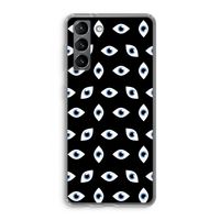 Eyes pattern: Samsung Galaxy S21 Transparant Hoesje