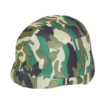 Soldaten/leger verkleed helm - camouflage print - voor kinderen