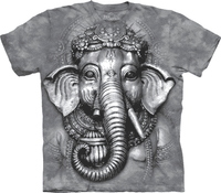 T-Shirt Mountain Artwear Big Face Ganesh S