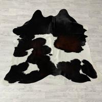 Koeienhuid bruin zwart wit 160x165cm S