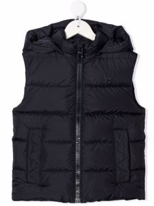 Herno Kids gilet matelassé à capuche - Bleu