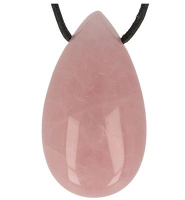 Ruben Robijn Ruben Robijn Edelsteen Druppel Hanger Roze Kwarts (1st)