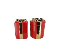 JOY JOLLY RED VASE PRESENT 11X15CM JOY JOLLY RED VASE PRESENT 11X15CM