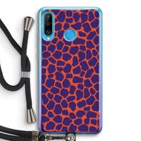 Purple Giraffe: Huawei P30 Lite Transparant Hoesje met koord