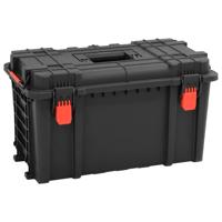 VidaXL Flightcase draagbaar 57x35x32,5 cm pp zwart