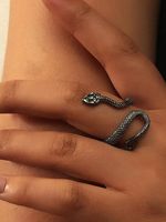 Mode Vintage Slang Open Ring - thumbnail