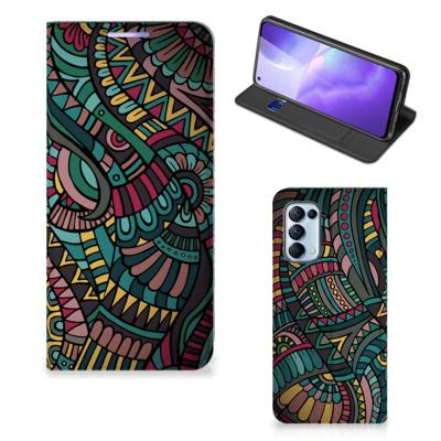 OPPO Find X3 Lite | Hoesje met Magneet | Aztec