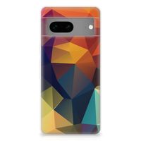 Google Pixel 7 TPU Hoesje Polygon Color