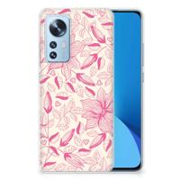 Xiaomi 12 | 12X | TPU Case | Pink Flowers