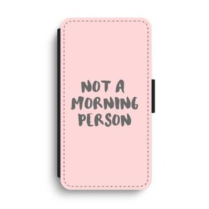 Morning person: iPhone XS Max Flip Hoesje