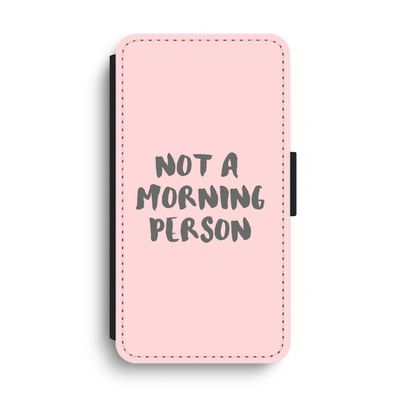 Morning person: iPhone XS Max Flip Hoesje