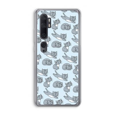 Poezen: Xiaomi Mi Note 10 Pro Transparant Hoesje